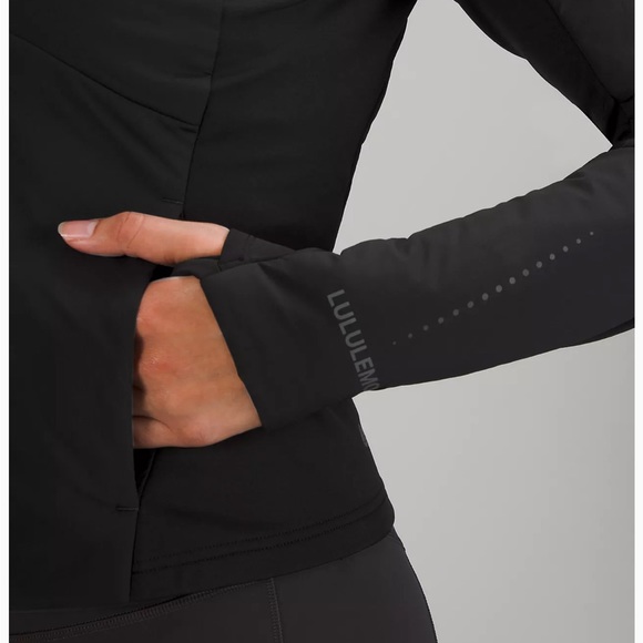 lululemon push your pace jacket black NWT - Picture 4 of 7